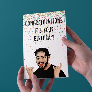 Congratulazioni È il tuo compleanno - Biglietto d'auguri di compleanno - Spedizione gratuita nel Regno Unito