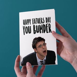 Cartão de Dia dos Pais Feliz Dia dos Pais, você Bumder - Frete grátis para o Reino Unido