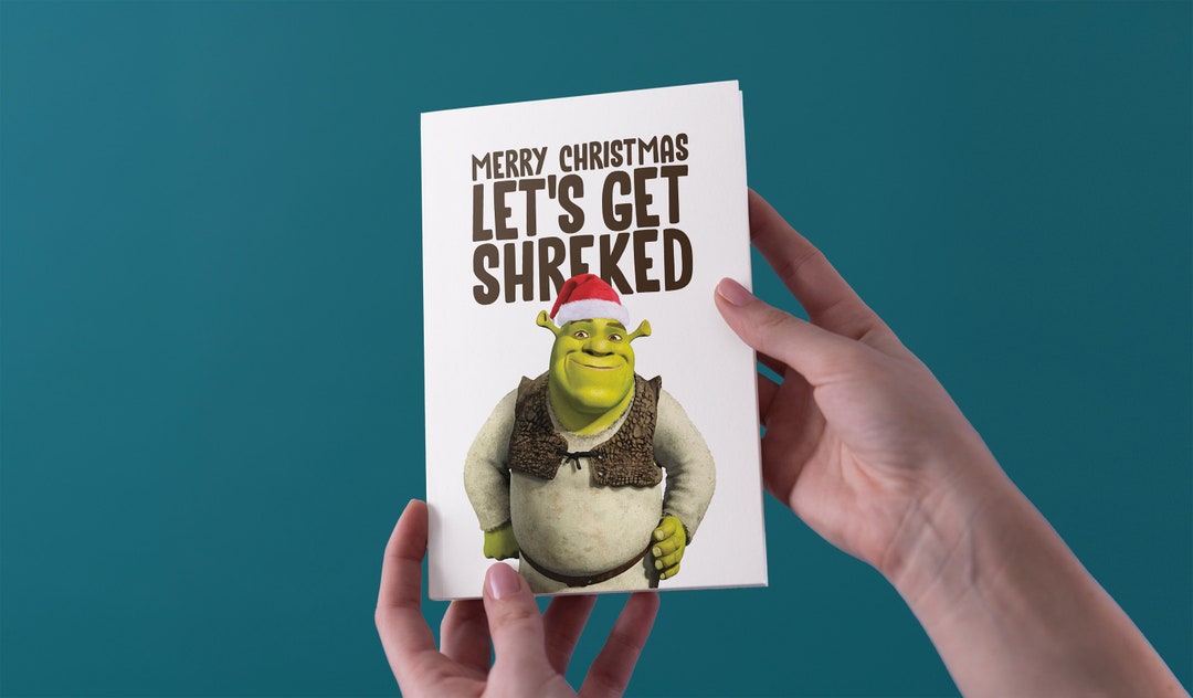 Shrek Meme Drip | Greeting Card