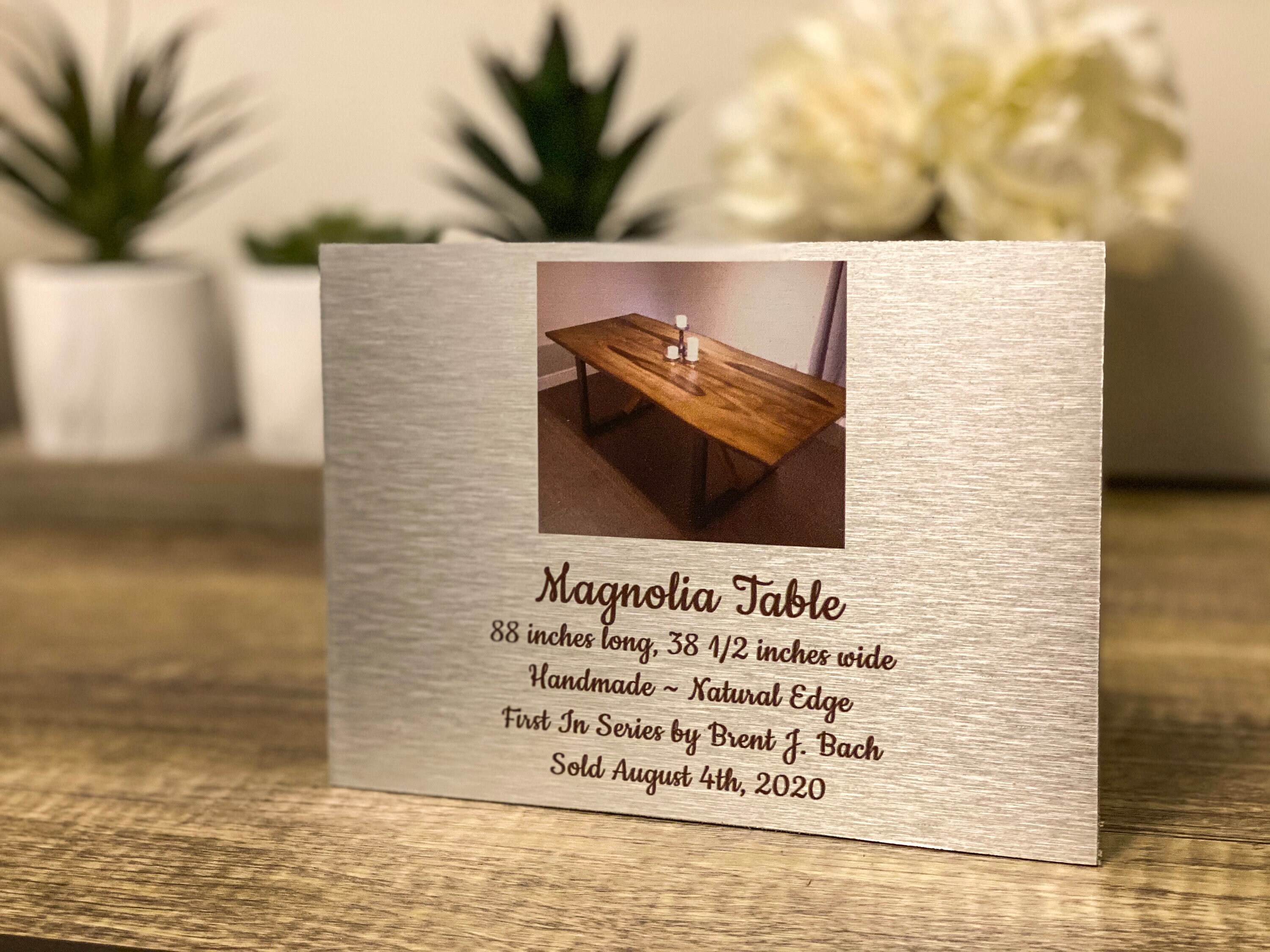 Personalized color metal plaque text on metal plaque up to Etsy