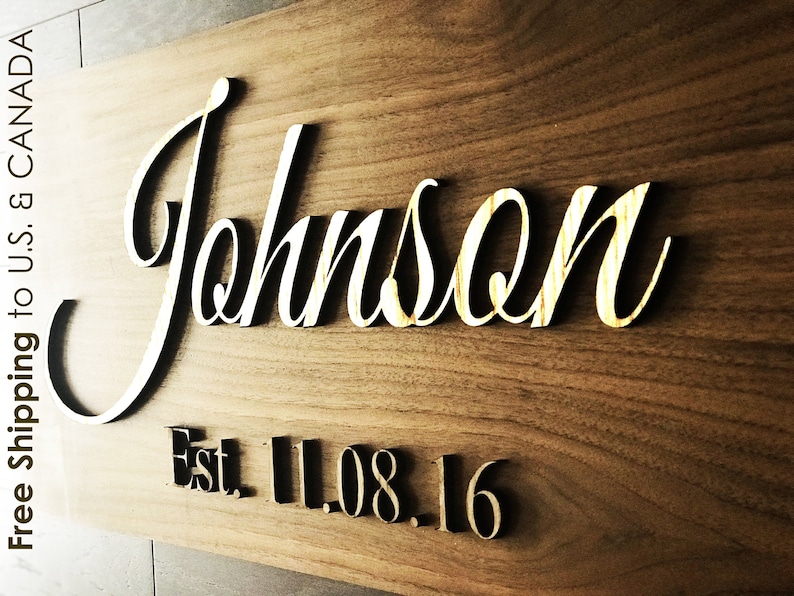 Family Sign Wood Wall Decor Text And Logo On Personalized Name - Family Wall Sign Canada Family Sign Wood Wall Decor Text And Logo On Personalized Name - Family Wall Sign Canada