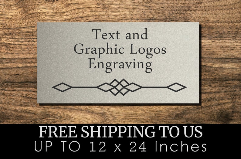 Plaque laser engraving award metal up to 12 x 24 inches Etsy