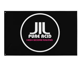 Pure Acid – High Score Raving Flag  (100% Polyester)