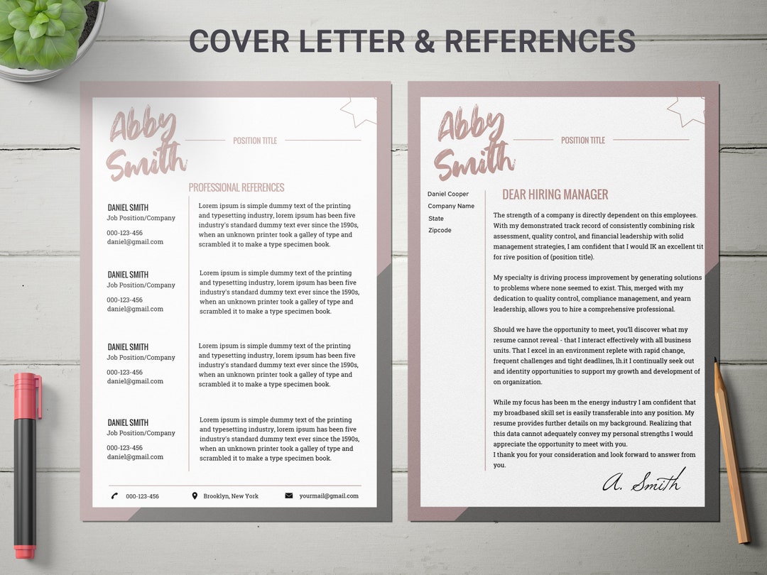 Resume Template 2022, 1, 2 Page Manager Resume Template Download Modern ...