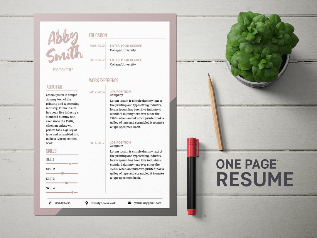 Modern Executive Resume Template 2024, CEO Resume Template for Word and ...