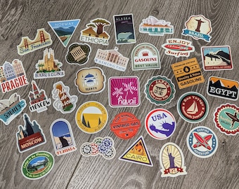 Autocollants de voyage