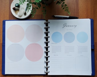 2025 Weekly and Monthly Planning pages for all 11 Disc Planner Systems, including Tul and Arc