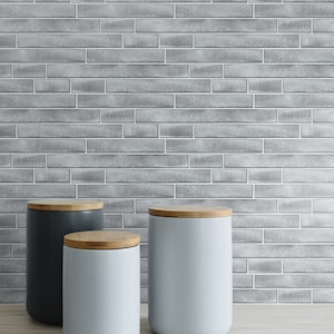 Peel and Stick | Self Adhesive Wallpaper | Wallpaper | Metal Tile Wallpaper | Peel and Stick Tile | Removable Wallpaper | Subway Tile
