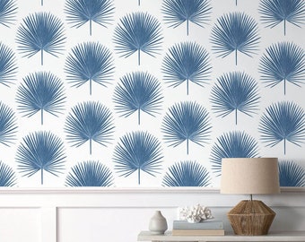 Peel and Stick Wallpaper | Self Adhesive Wallpaper | Tropical Peel and Stick | Peel and Stick | Temporary Wallpaper | Palm Leaf Wallpaper