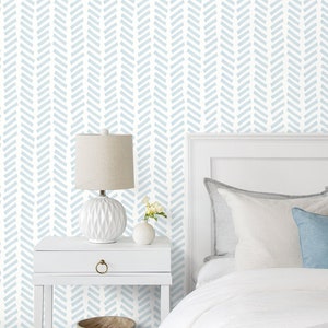 Peel and Stick | Self Adhesive Wallpaper | Wallpaper | Chevron Wallpaper | Chevron Peel and Stick | Removable Wallpaper | Wall Decor