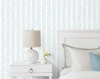 Peel and Stick | Self Adhesive Wallpaper | Wallpaper | Chevron Wallpaper | Chevron Peel and Stick | Removable Wallpaper | Wall Decor