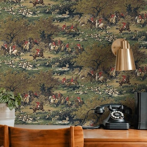 hunting scenes wallpaper