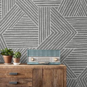 Peel and Stick Wallpaper | Peel and Stick | Self Adhesive Wallpaper | Geometric Peel and Stick | Temporary Wallpaper | Stacy Garcia | Decor