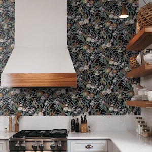 Peel and Stick Wallpaper | Self Adhesive Wallpaper | Botanical Peel and Stick | Peel and Stick | Temporary Wallpaper | William Morris