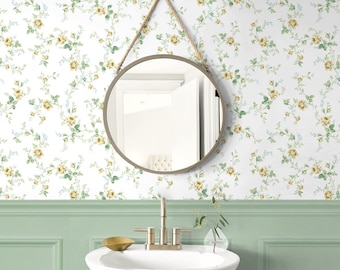 Peel and Stick Wallpaper | Self Adhesive Wallpaper | Floral Peel and Stick | Peel and Stick | Temporary Wallpaper | Flower Wallpaper
