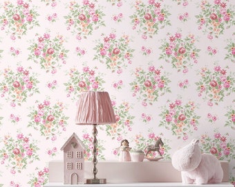 Peel and Stick Wallpaper | Self Adhesive Wallpaper | Floral Peel and Stick | Peel and Stick | Temporary Wallpaper | Floral Wallpaper