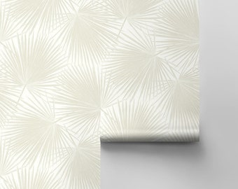 Peel and Stick Wallpaper | Peel and Stick | Self Adhesive Wallpaper | Palm Peel and Stick | Temporary Wallpaper | Palm Leaf Wallpaper