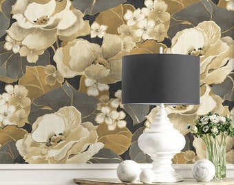 Carta da parati staccabile e adesiva / Carta da parati autoadesiva / Carta da parati staccabile e adesiva floreale / Carta da parati staccabile e adesiva / Carta da parati temporanea / Carta da parati floreale