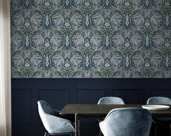 Peel and Stick Wallpaper | Self Adhesive Wallpaper | Botanical Peel and Stick | Peel and Stick | Temporary Wallpaper | William Morris
