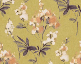 Wallpaper | Retro Wallpaper | Vintage Wallpaper | Floral Wallpaper | Yellow Wallpaper | Orange Wallpaper | Retro Wall Decor | Wallcovering