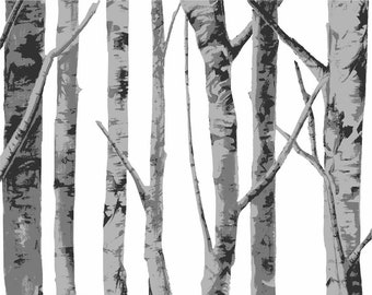 Birch Tree Wallpaper Etsy We've gathered more than 5 million images uploaded by our users and sorted them by the most popular ones. birch tree wallpaper etsy