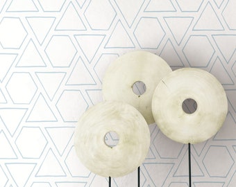 Wallpaper | Geometric Wallpaper | Beach Wallpaper | Wallpaper Roll | Modern Wallpaper | Accent Wallpaper | Blue Wallpaper | Coastal Decor