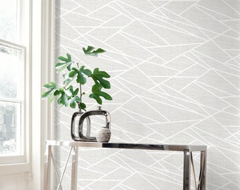 Wallpaper | Geometric Wallpaper | Striped Wallpaper | Modern Wallpaper | Graphic Wallpaper | Contemporary Wallpaper | Blue Wallpaper