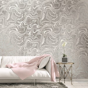 Wallpaper | Grasscloth Wallpaper | Natural Wallpaper | Cork Wallpaper | Modern Wallpaper | Silver Wallpaper |  Luxury Wallpaper