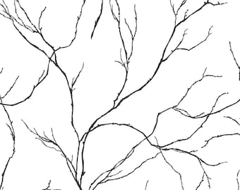 black tree wallpaper etsy