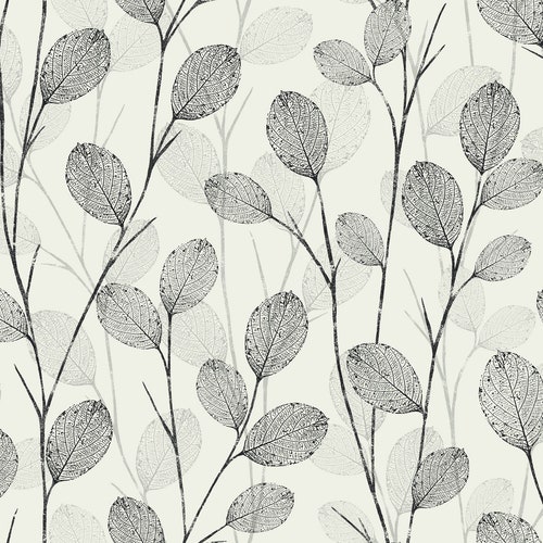 Hand Drawn Wallpaper Navy Wallpaper by Etsy