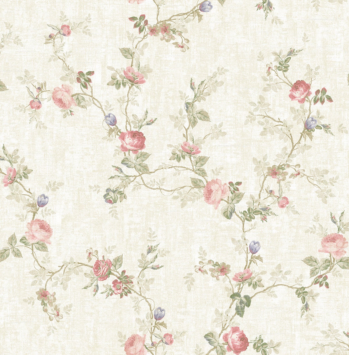 Flower Wallpaper Floral Wallpaper Modern Wallpaper | Etsy