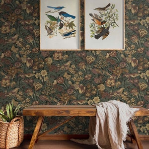 Peel and Stick Wallpaper | Self Adhesive Wallpaper | Botanical Peel and Stick | Peel and Stick | Temporary Wallpaper | William Morris
