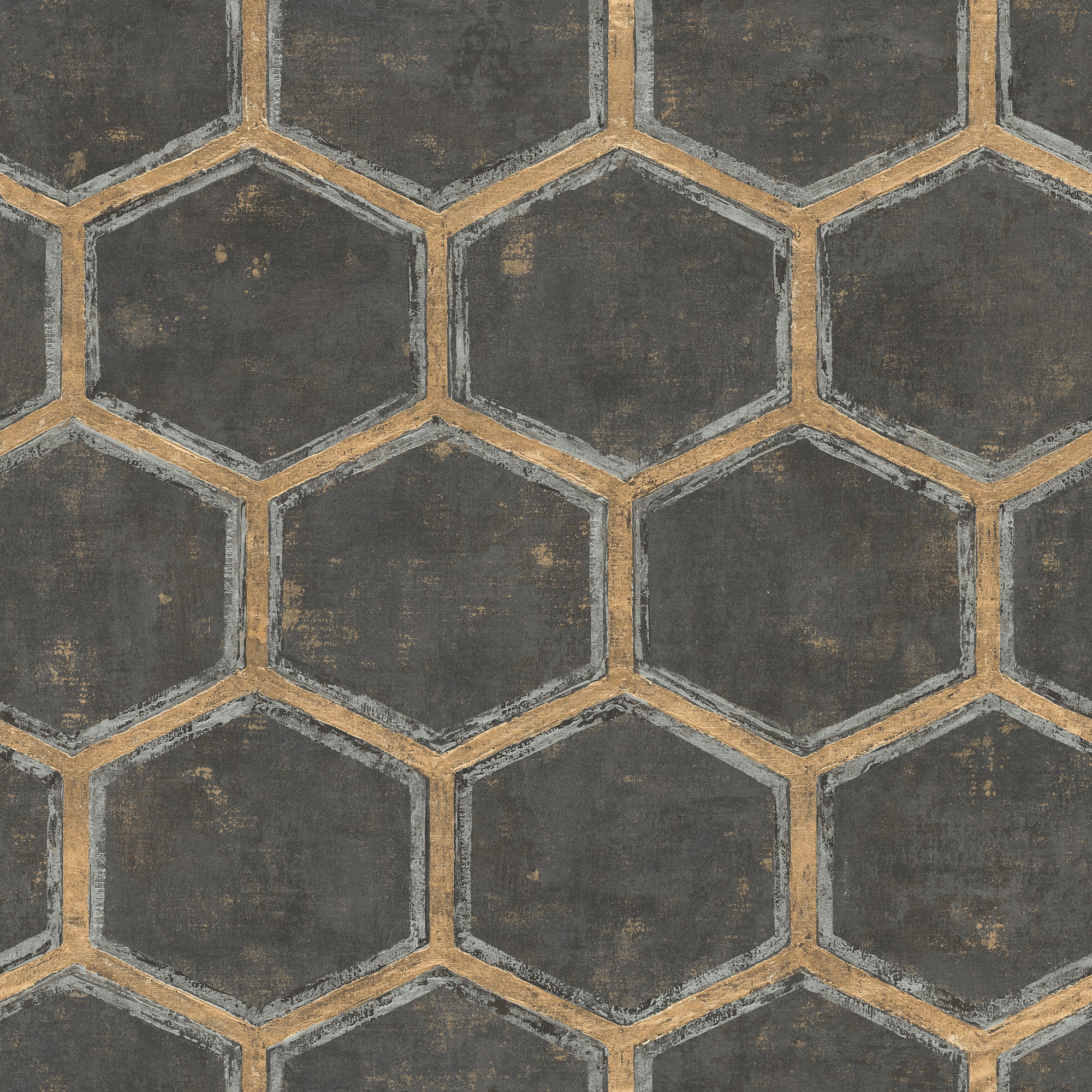 Stunning Rustic Metropolitan Home Geometric Textured Wallpaper image