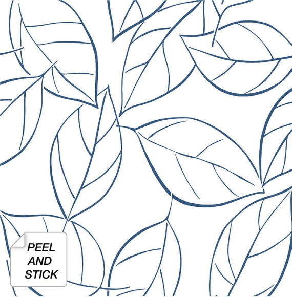Wallpaper | Leaf Wallpaper | Peel and Stick Wallpaper | Self Adhesive Peel and Stick | Peel and Stick | Temporary Wallpaper | Botanical Wall
