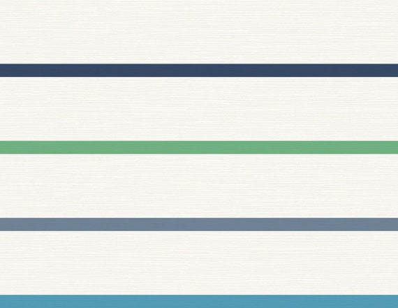 Wallpaper | Striped Wallpaper | Minimal Wallpaper | Accent Wallpaper | Blue Wallpaper | Graphic Wallpaper | Wallcovering | Wall Decor