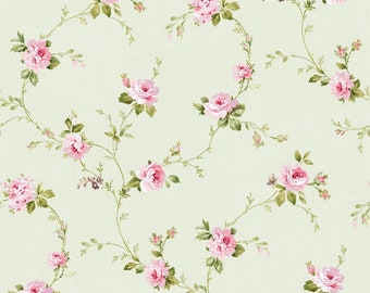 Wallpaper | Flower Wallpaper | Floral Wallpaper | Modern Wallpaper | Abstract Wallpaper | Contemporary Wallpaper | Blue Floral Wallpaper