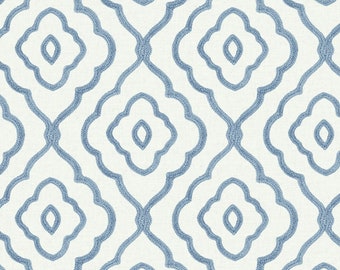 Wallpaper | Ogee Wallpaper | Beach Wallpaper |  Nautical Wallpaper | Geometric Wallpaper | Beach Wall Decor | Blue Wallpaper | Decor