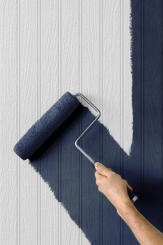 Wallpaper Paintable Wallpaper Beadboard Wallpaper Paint Wallpaper Beadboard  Textured Wallpaper Wallcovering Wall Decor 