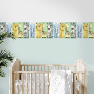 Nursery Wallpaper Wallpaper Border Kids Wallpaper Animal | Etsy