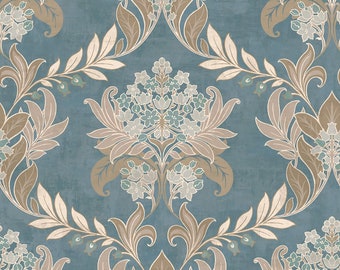 Wallpaper | Morris Wallpaper | Botanical Wallpaper | Vintage Wallpaper | Victorian Wallpaper | Vintage Decor | Damask Wallpaper | Wall Decor