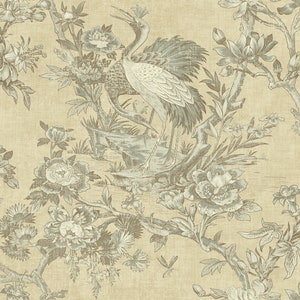 Wallpaper | Animal Wallpaper | Floral Wallpaper | Vintage Wallpaper | Victorian Wallpaper | Chinoiserie Wallpaper | Wall Decor | Bird