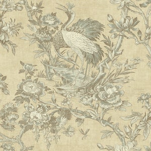 Wallpaper | Animal Wallpaper | Floral Wallpaper | Vintage Wallpaper | Victorian Wallpaper | Chinoiserie Wallpaper | Wall Decor | Bird