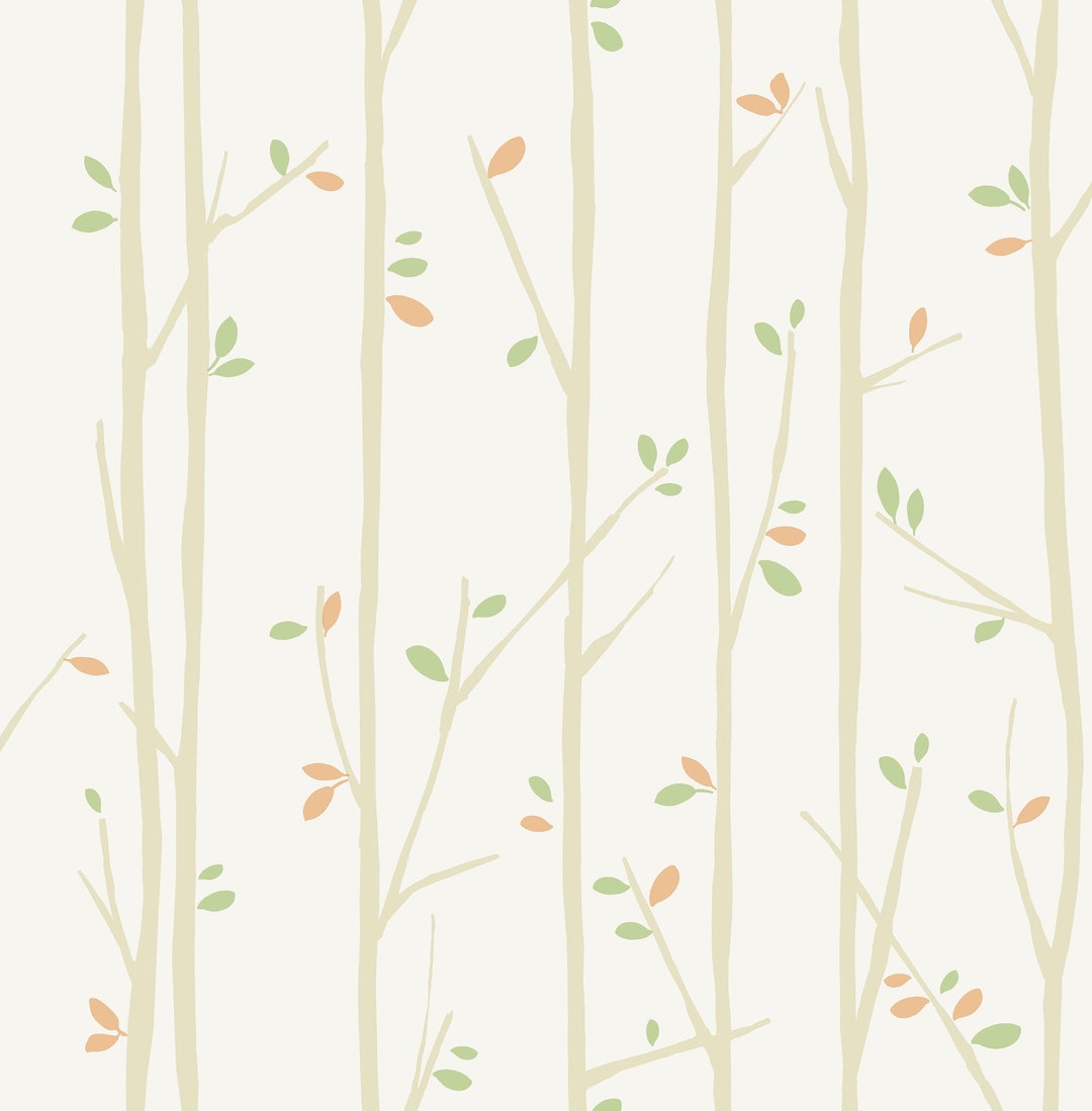Wallpaper Tree Wallpaper Nursery Wallpaper Forest Wallpaper Childrens