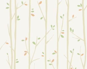 Wallpaper | Tree Wallpaper | Nursery Wallpaper | Forest Wallpaper | Childrens Wallpaper | Leaf Wallpaper | Baby Wallpaper | Kids Wallpaper