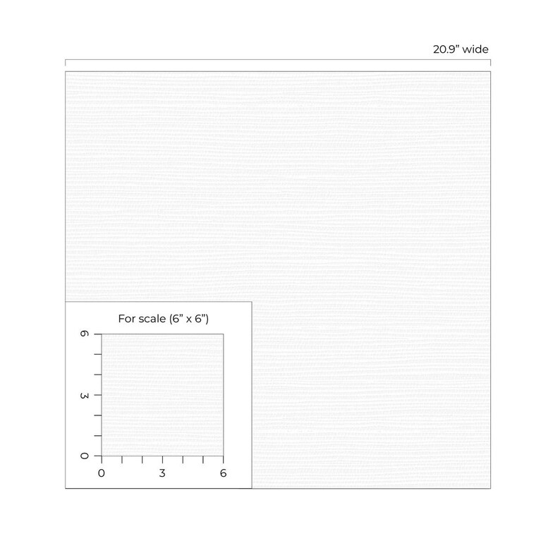 May include: A diagram showing the scale of a 6 inch by 6 inch square, with a larger rectangle measuring 20.9 inches wide.