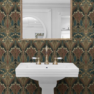 Peel and Stick Wallpaper Vintage Self Adhesive Wallpaper Dragonfly Floral Peel and Stick Temporary Wallpaper Vintage Wallpaper Morris