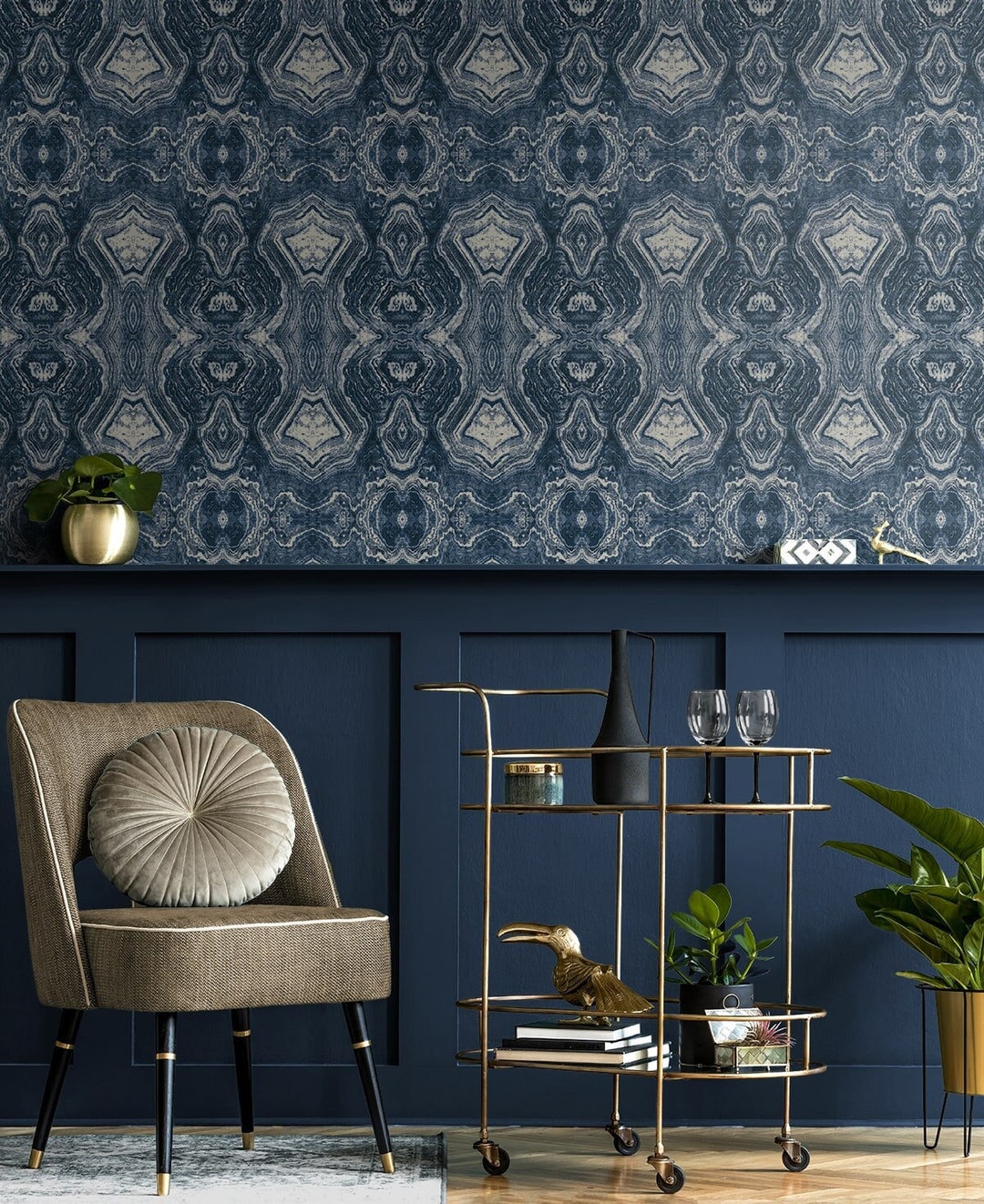 Peel and Stick Wallpaper | Self Adhesive Wallpaper | Abstract Peel and ...