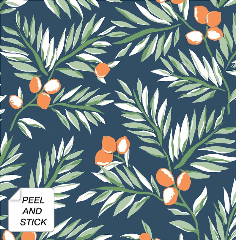 Peel and Stick Wallpaper Self Adhesive Wallpaper Fruit Etsy