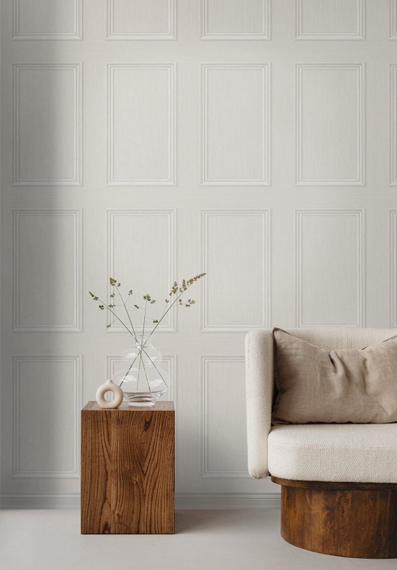 Faux Wood Peel and Stick Wallpaper Self Adhesive Wood Paneling Designer DIY Wallcovering Renter Friendly