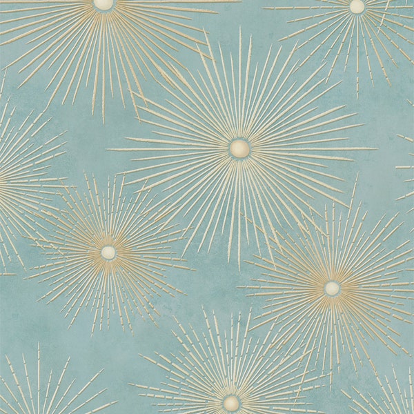 Wallpaper | Geometric Wallpaper | Abstract Wallpaper | Starburst Wallpaper | Retro Wallpaper | Modern Wallpaper | Ascot Starburst Wallpaper